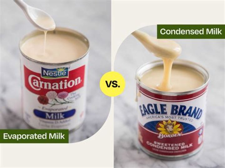 Are condensed and evaporated milk the same?