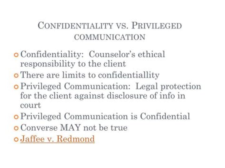 Are confidential and privileged communications the same?