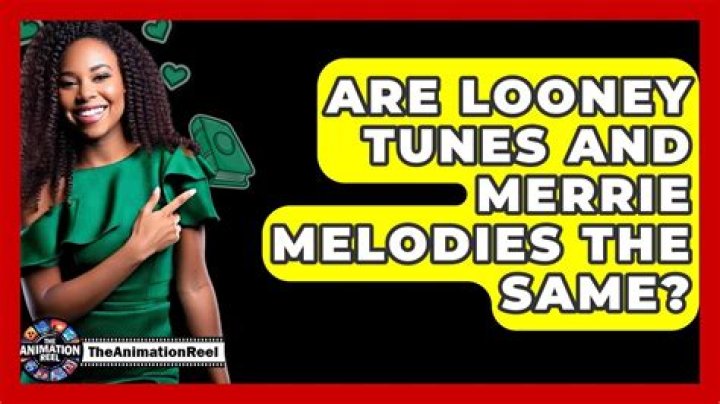 Are looney tunes and merrie melodies the same?