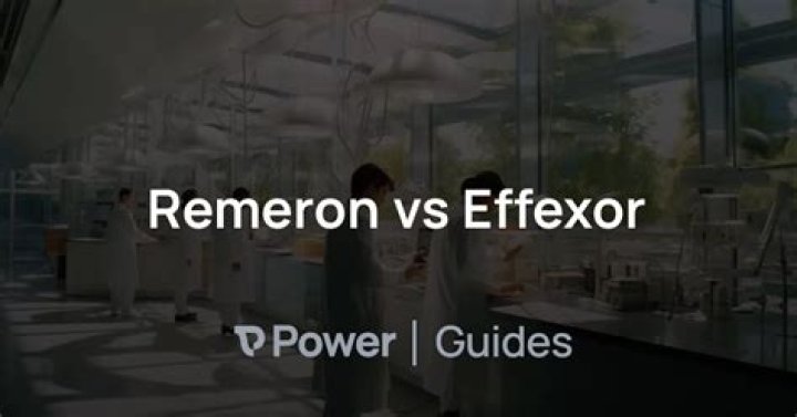 Are remeron and effexor the same?
