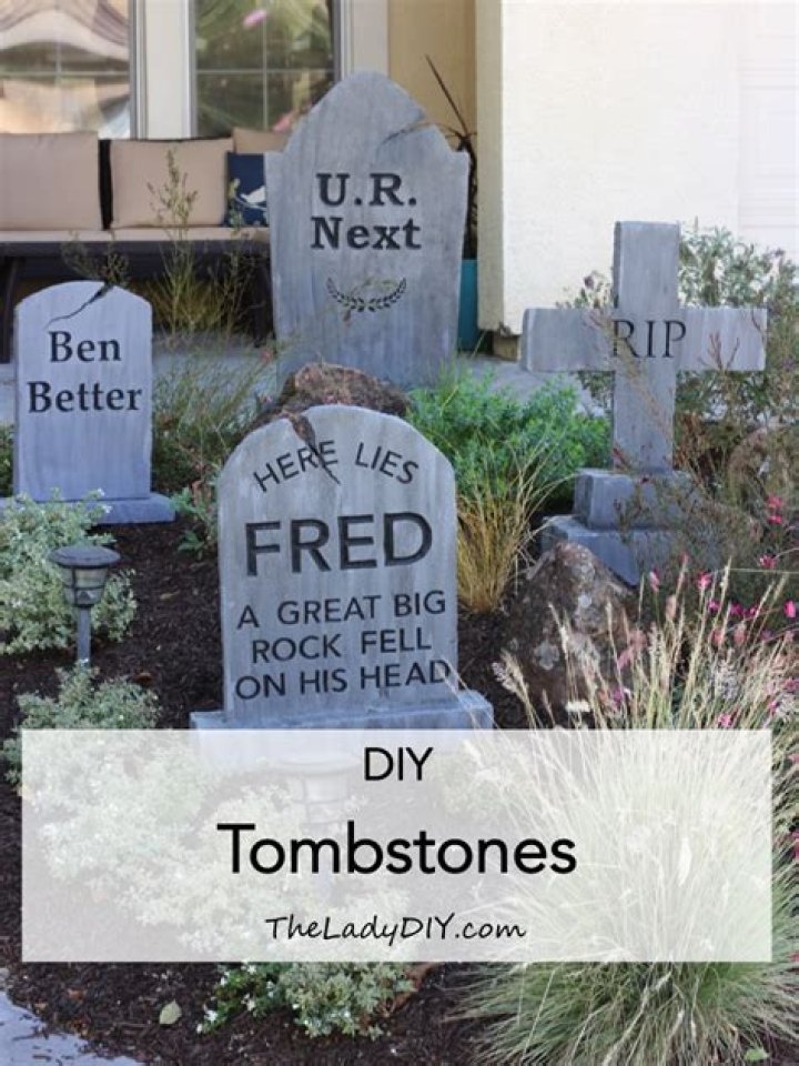 Are tombstones made out of?