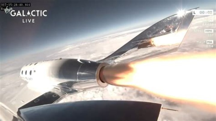 At what time virgin galactic launch?