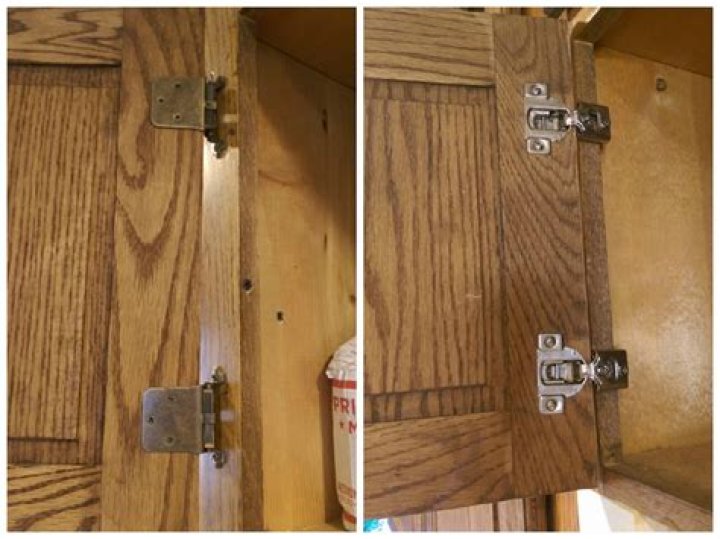 Can cabinet hinges be painted?
