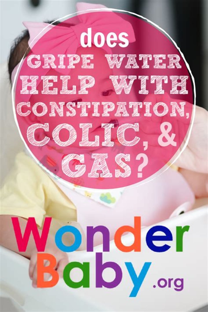 Can gripe water help with constipation?