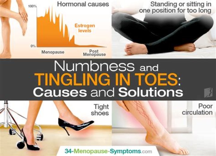 Can hormones cause numbness and tingling?