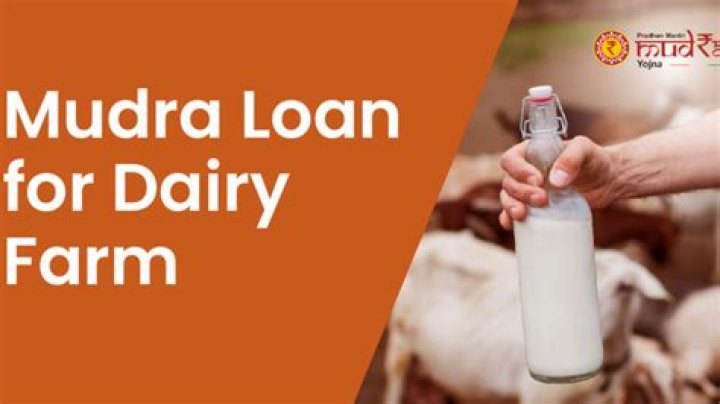 Can i get mudra loan for dairy farming?