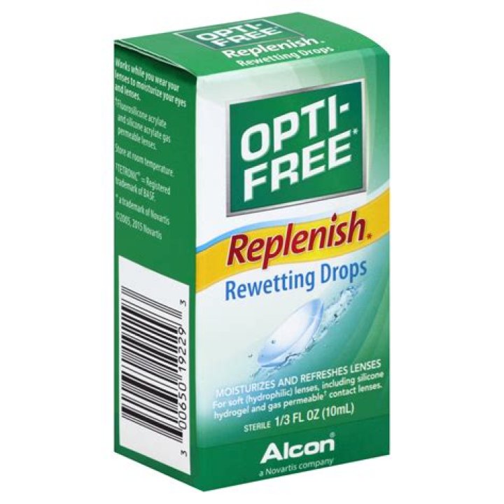 Can i use opti-free replenish as eye drops?