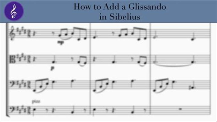 Can sibelius play glissando?