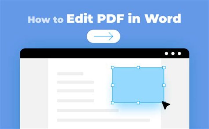 Can word edit pdf?