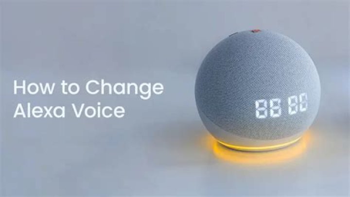Can you change alexa's voice?