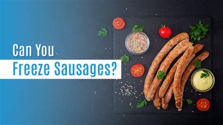 Can you freeze vegetarian sausages?