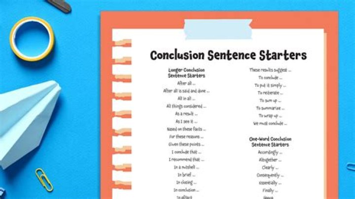 Can you start a sentence with concluding?