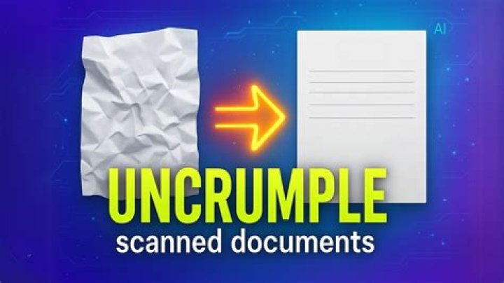 Can you uncrumple paper?