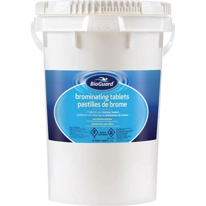 Can you use brominating tablets in a pool?