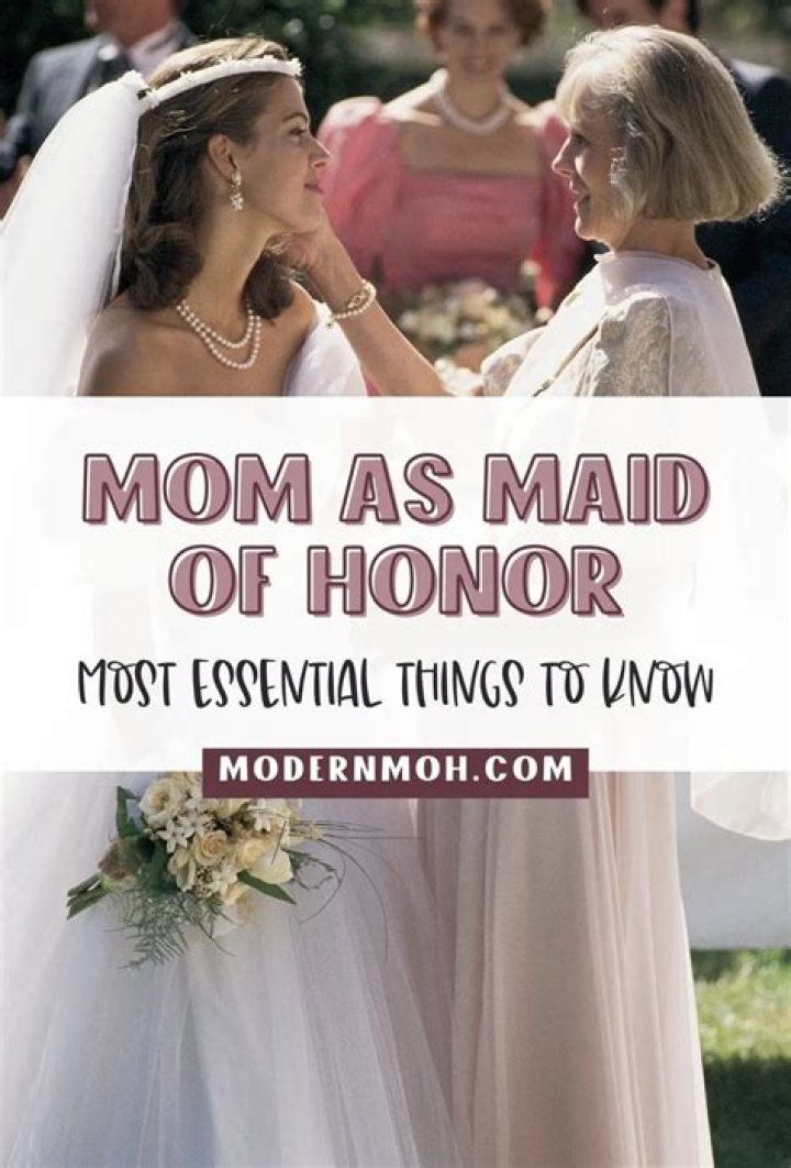 Can your mom be your matron of honor?