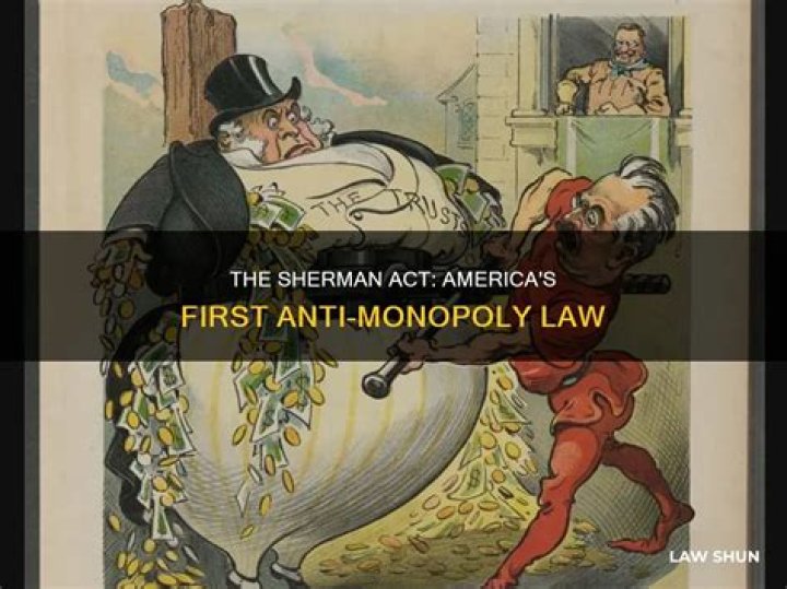 Did the sherman antitrust act outlawed monopolies?
