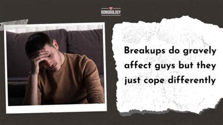 Do breakups hit guys later?