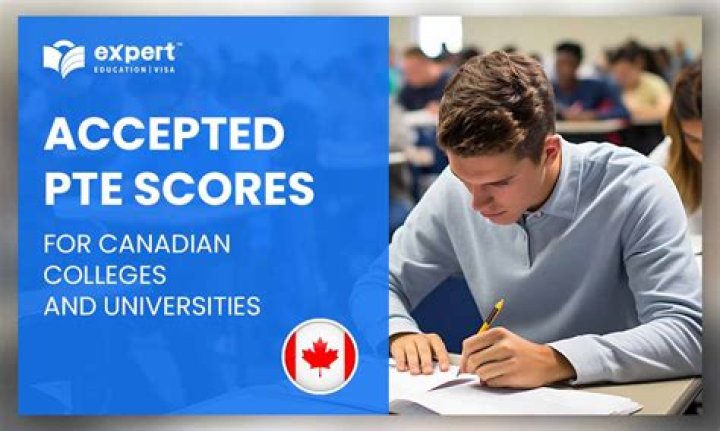 Do canadian universities accept pte?