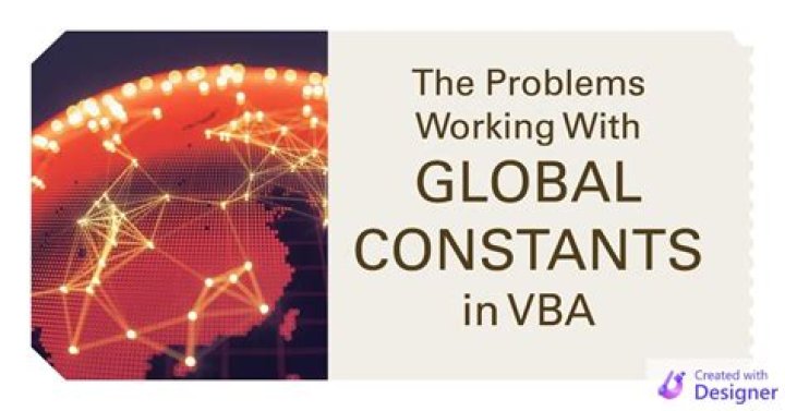 Do global constants create a modularity problem?
