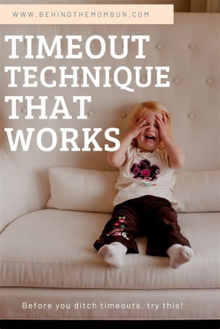 Do timeouts work for 3 year olds?
