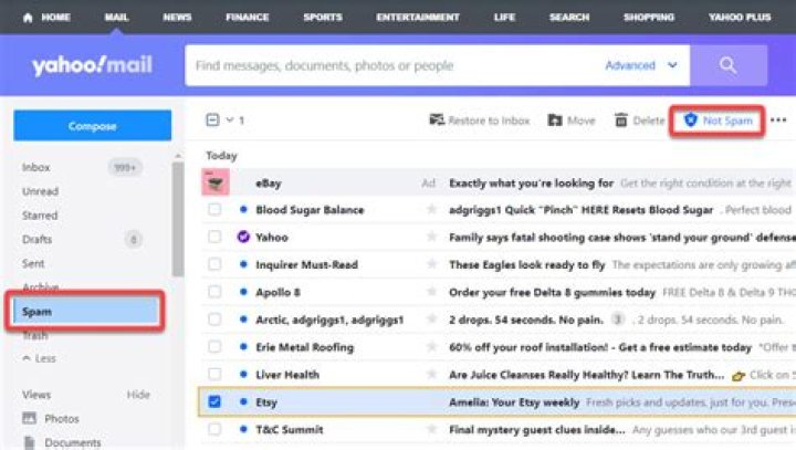 Do yahoo emails go to spam?