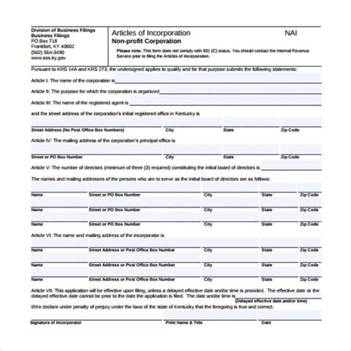 Do you need articles of incorporation for an llc?