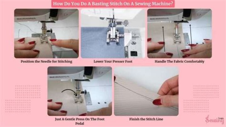 Do you remove basting stitches?