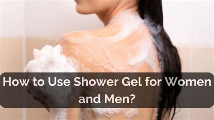 Do you use shower gel in the shower?