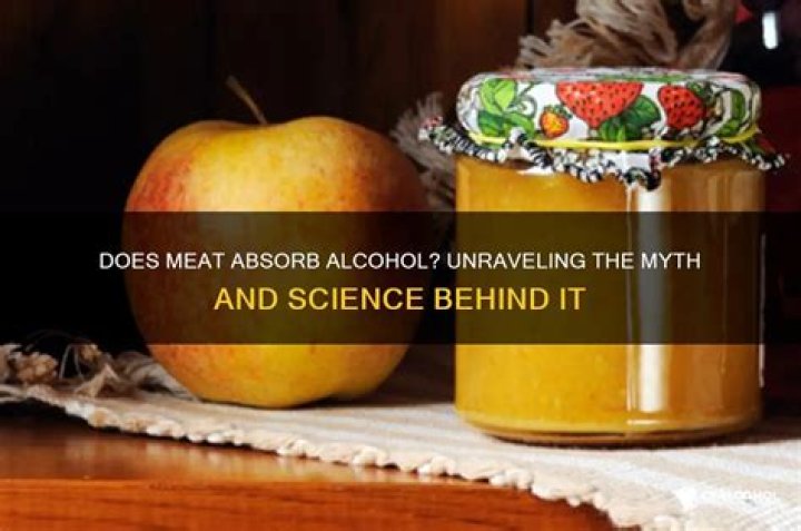 Does cheese absorb alcohol?