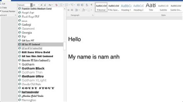 Does helvetica come with windows?