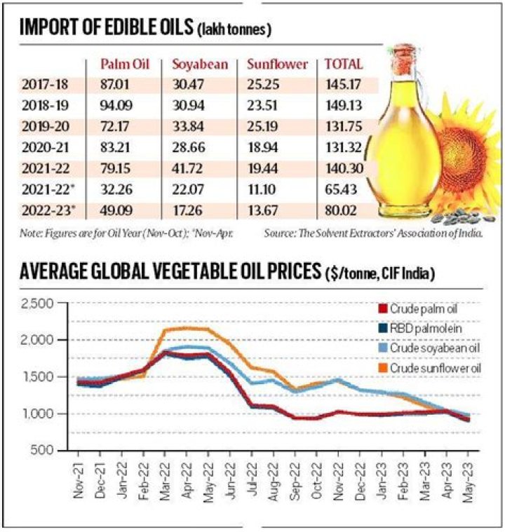 Does india import edible oil?