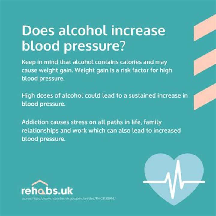 Does intoxication raise blood pressure?