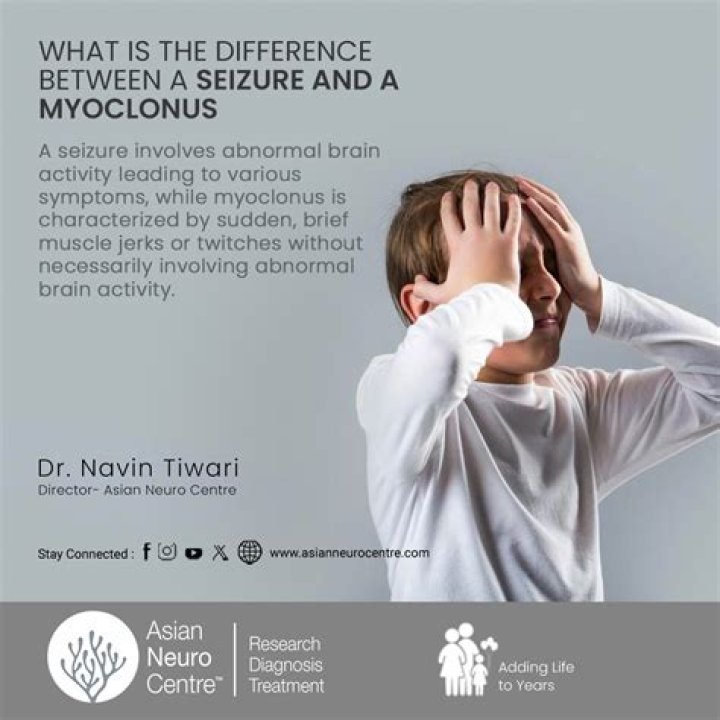 Does myoclonus affect the brain?
