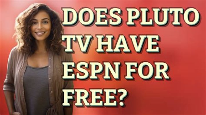 Does pluto tv have espn?