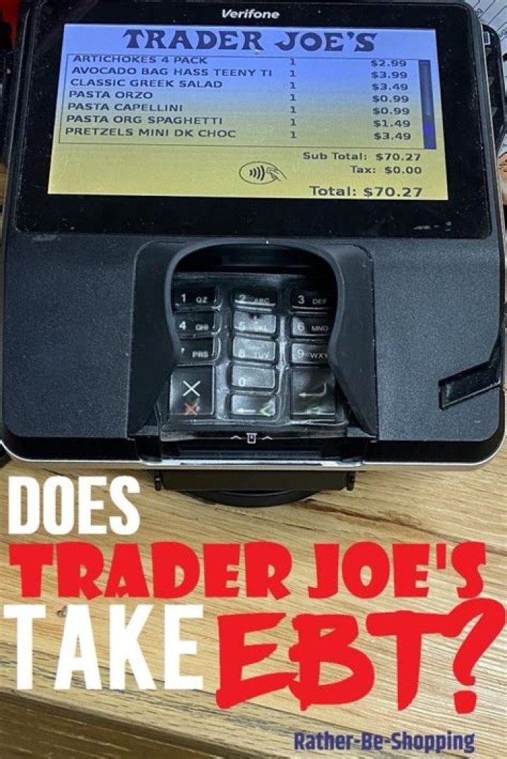 Does trader joe's accept ebt?