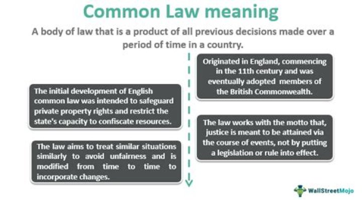 Has a common law?