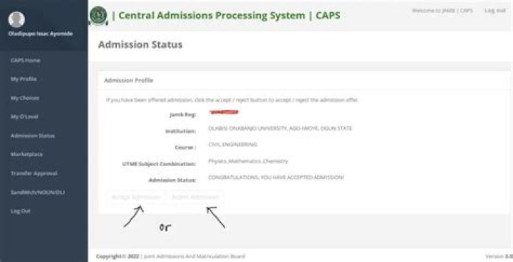 Has jamb been concluded?