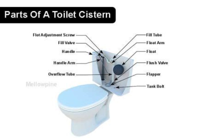 How cistern toilet works?