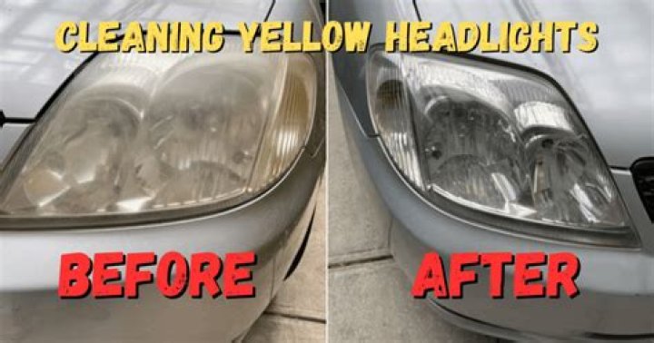 How clean yellowing headlights?