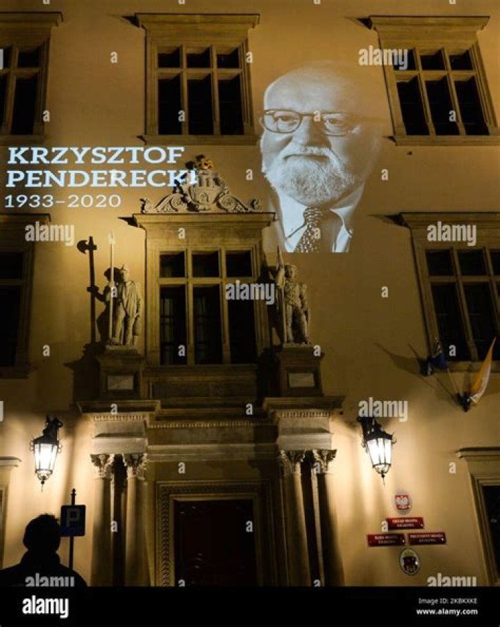 How did krzysztof penderecki died?