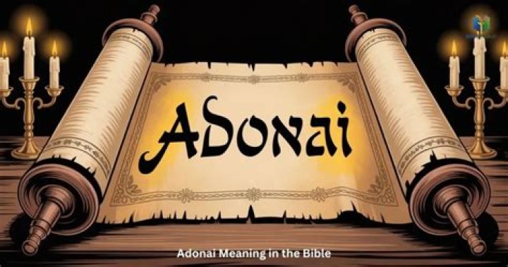 How does adonai mean?