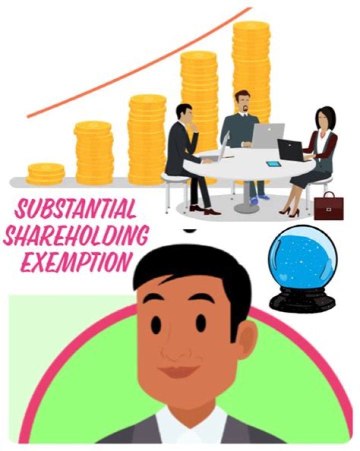 How does substantial shareholding exemption work?