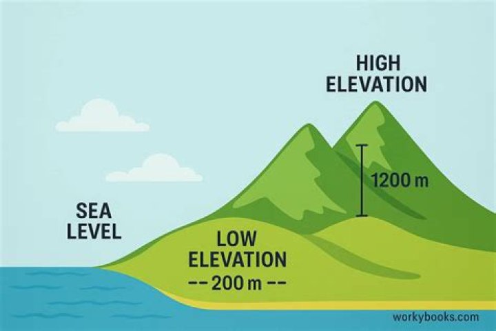 How high is washougal above sea level?