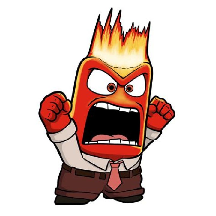 How inside out anger?