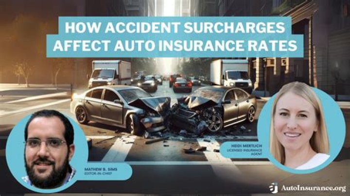 How long do surcharges stay on insurance?