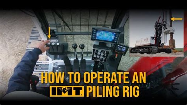 How piling rig works?