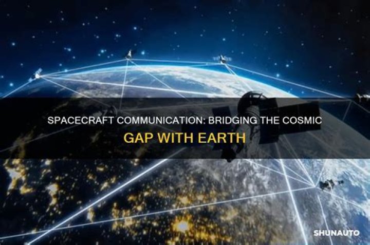 How spacecraft communicate with earth?