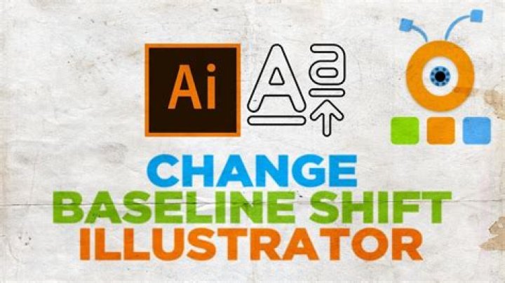 How to baseline shift in illustrator?