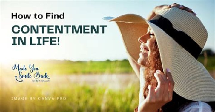 How to contentment yourself?