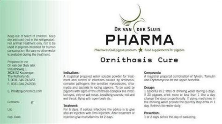 How to cure ornithosis?